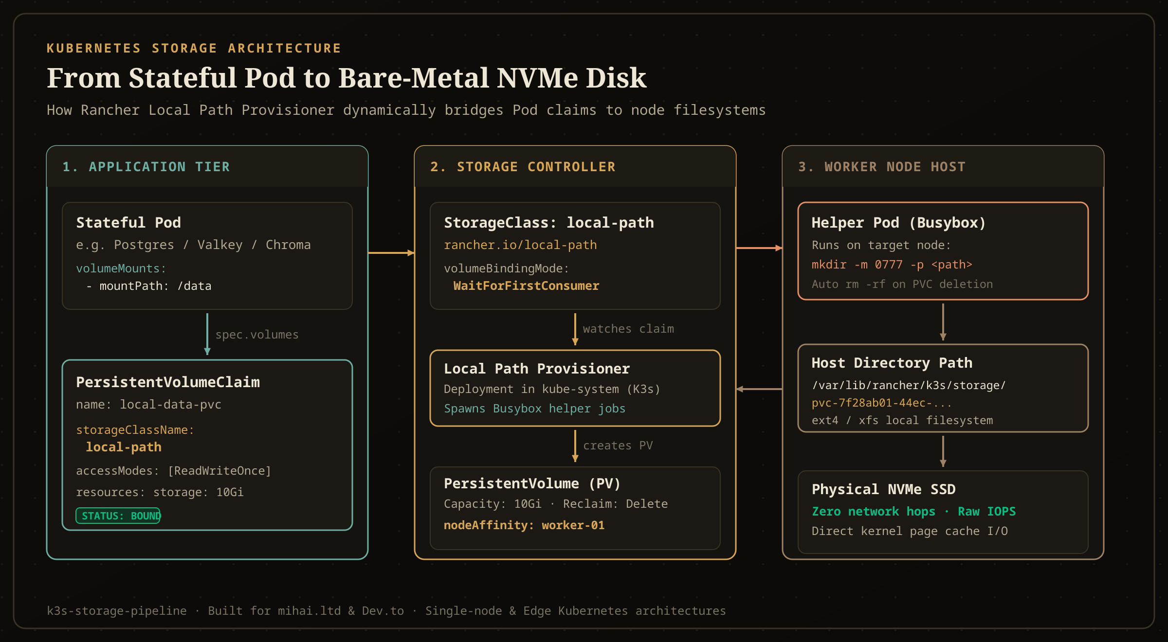 Kubernetes Storage Pipeline