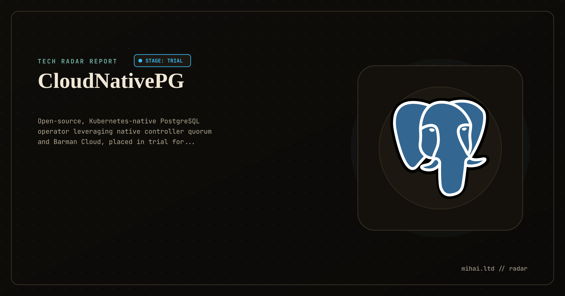 CloudNativePG